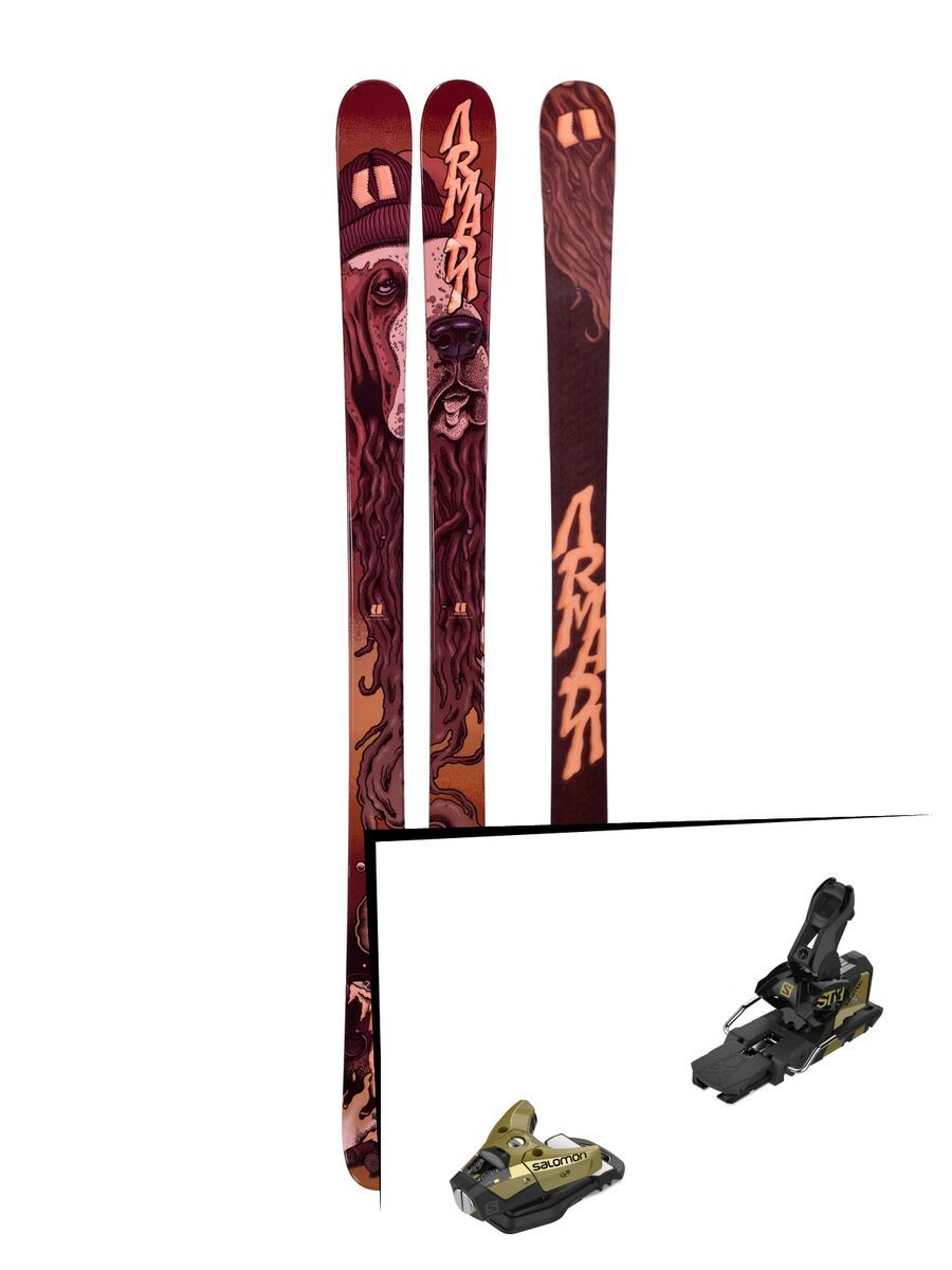 Set: Armada BDog 2019 + Salomon STH2 WTR 16 gold/black - Bild 1