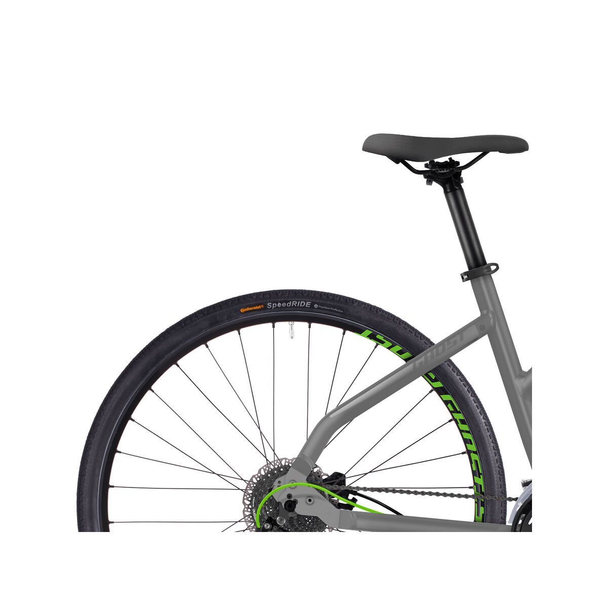 Ghost Square Cross 2.8 W AL, urban gray/palladium silver/neon green - Bild 6