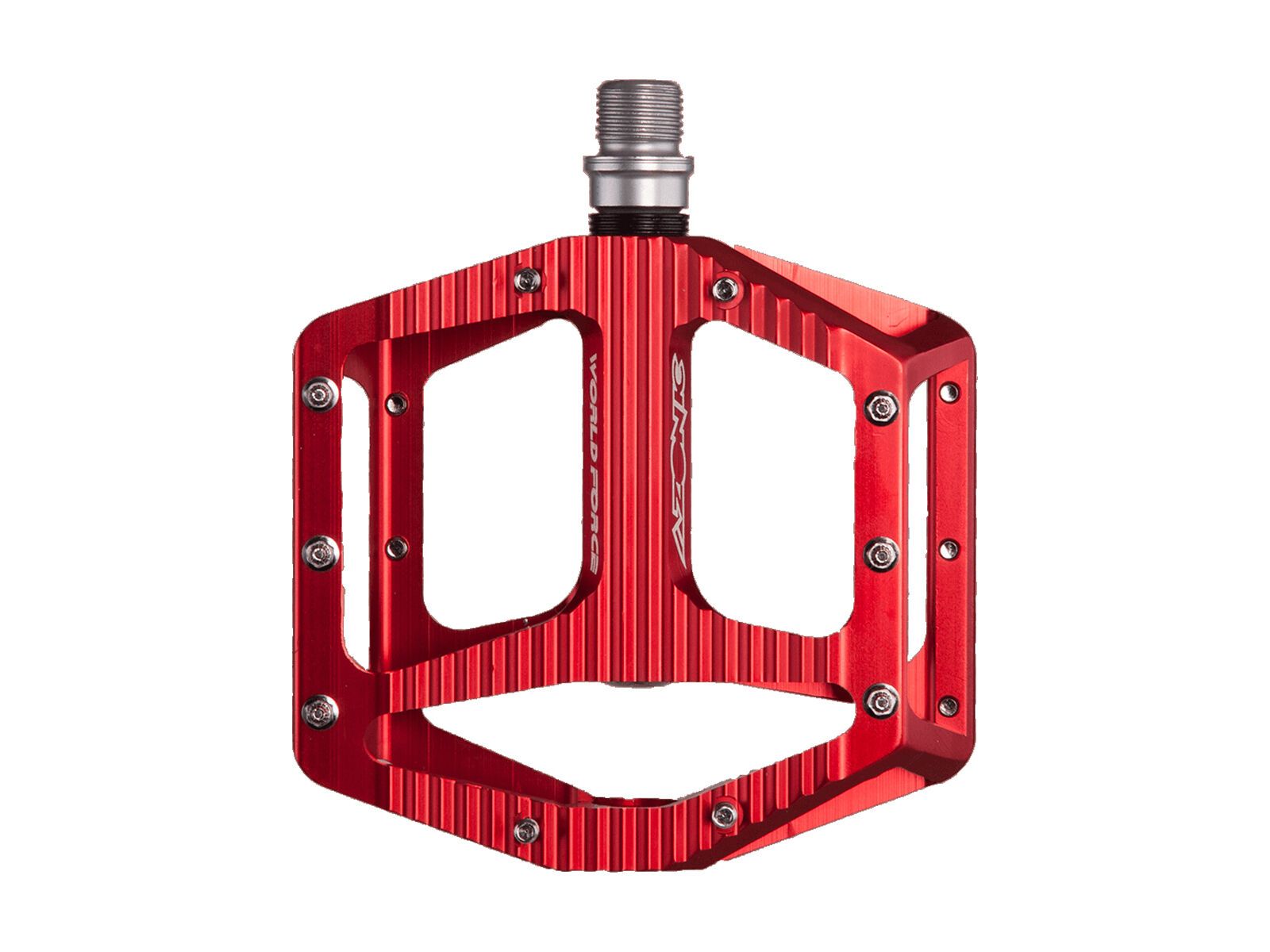 Azonic World Force Pedal Flat, red - Bild 1