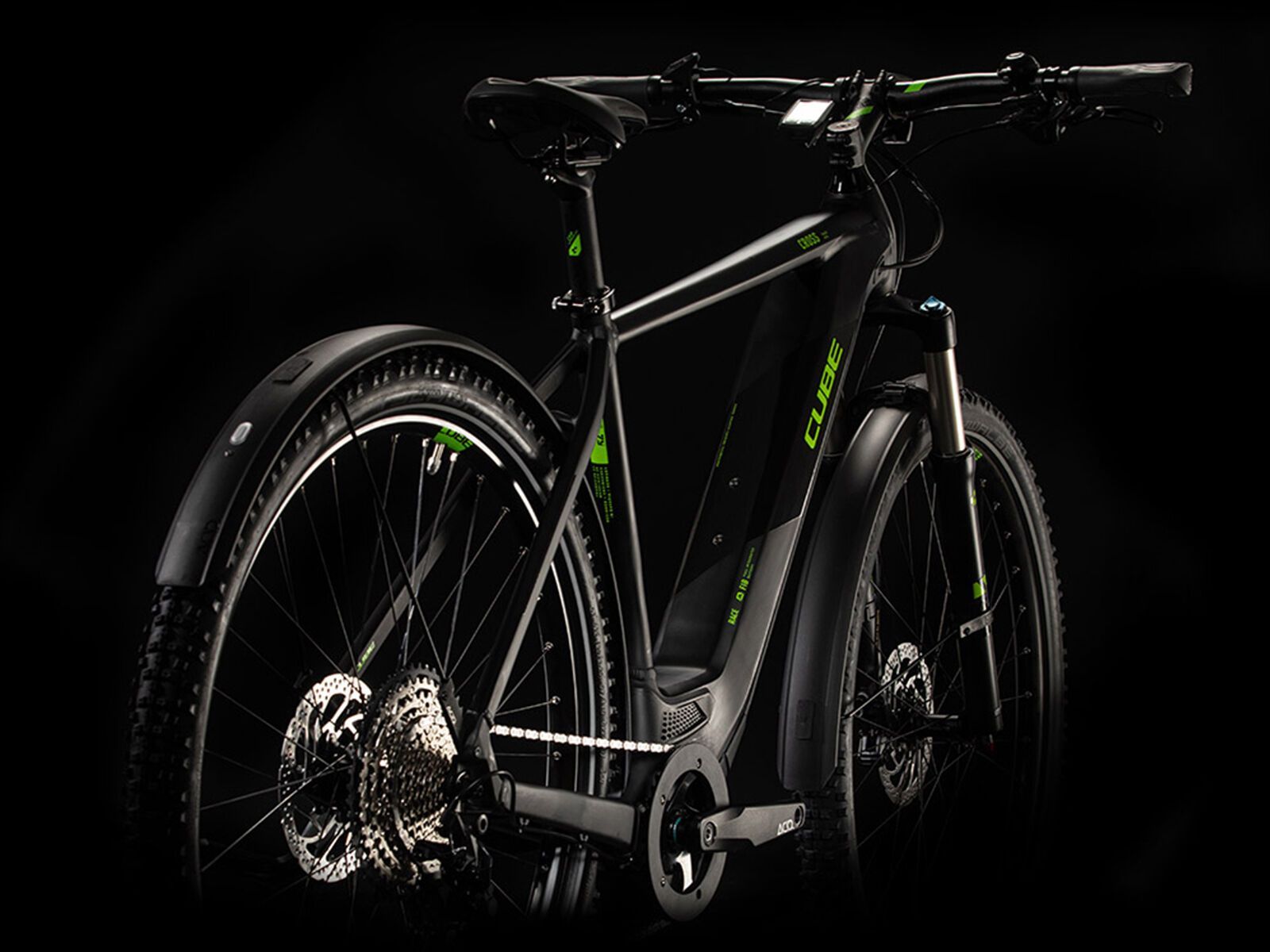 Cube Cross Hybrid Race Allroad 500, black´n´green - Bild 2