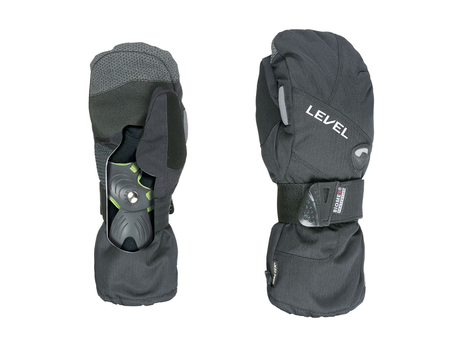 Level Half Pipe Mitt GTX, black - Bild 1
