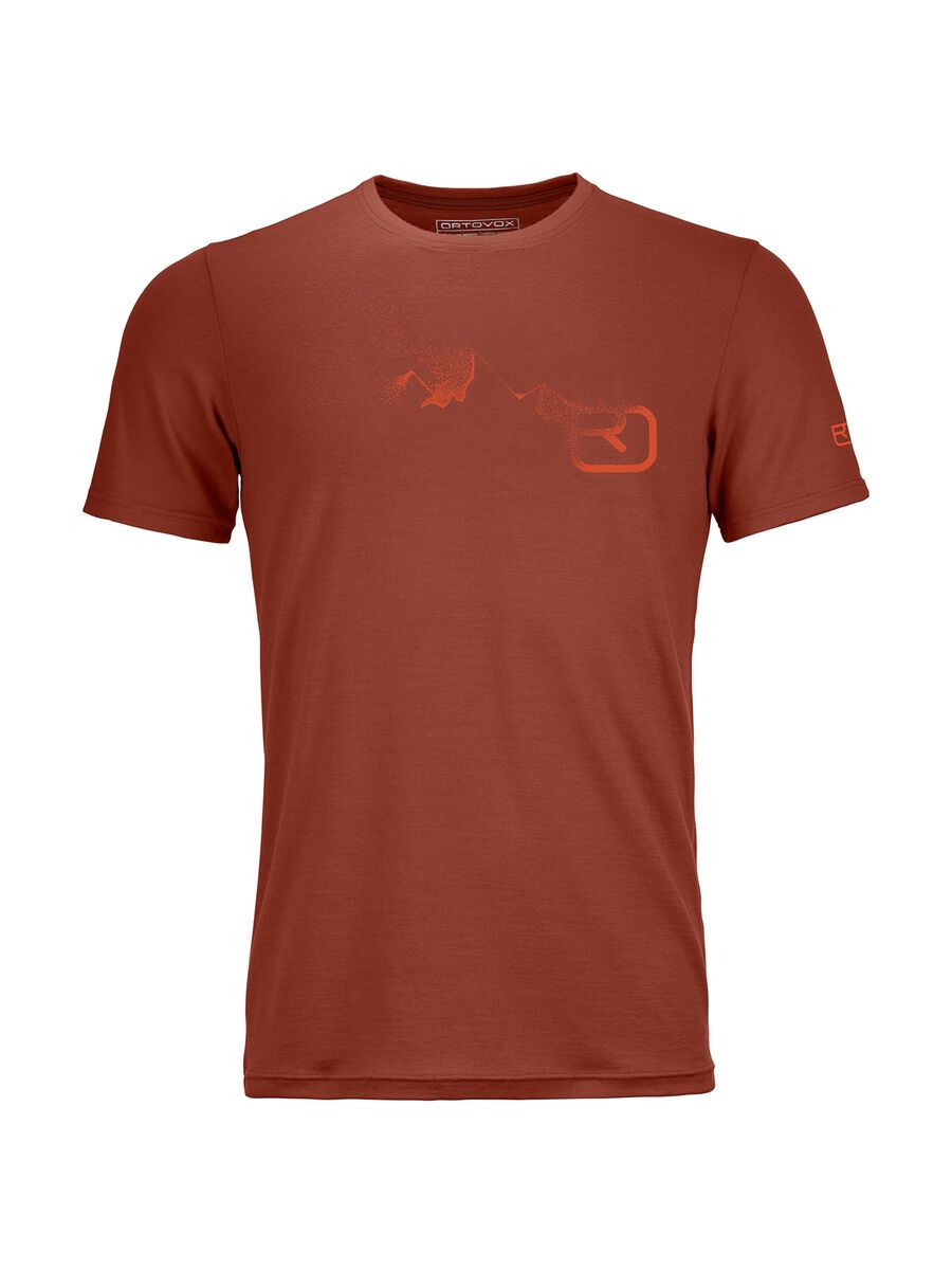 Ortovox 185 Merino Logo Spray TS M, clay orange - Bild 1