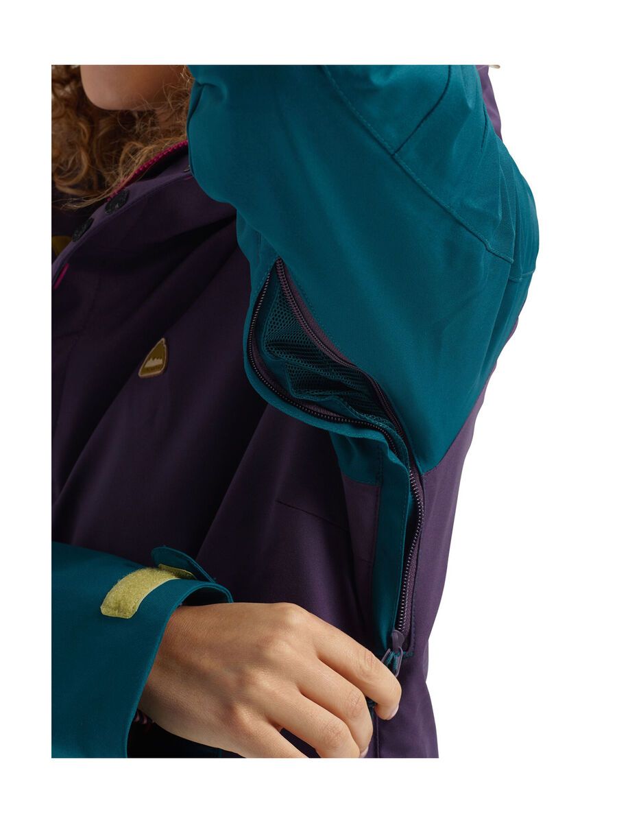 Burton Women's Eastfall Jacket, velvet/deep teal/evilo - Bild 9