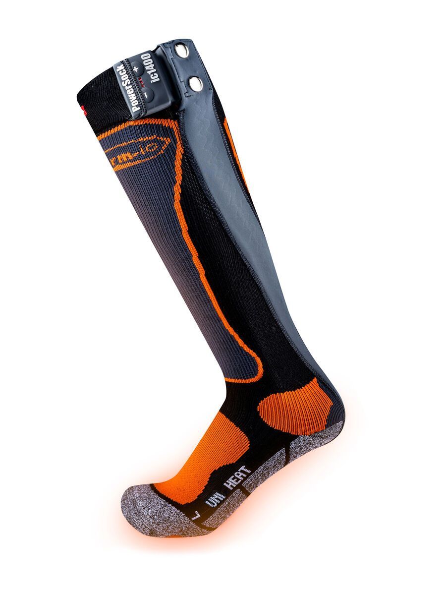 Therm-ic PowerSock Uni Heat, black/orange - Bild 1