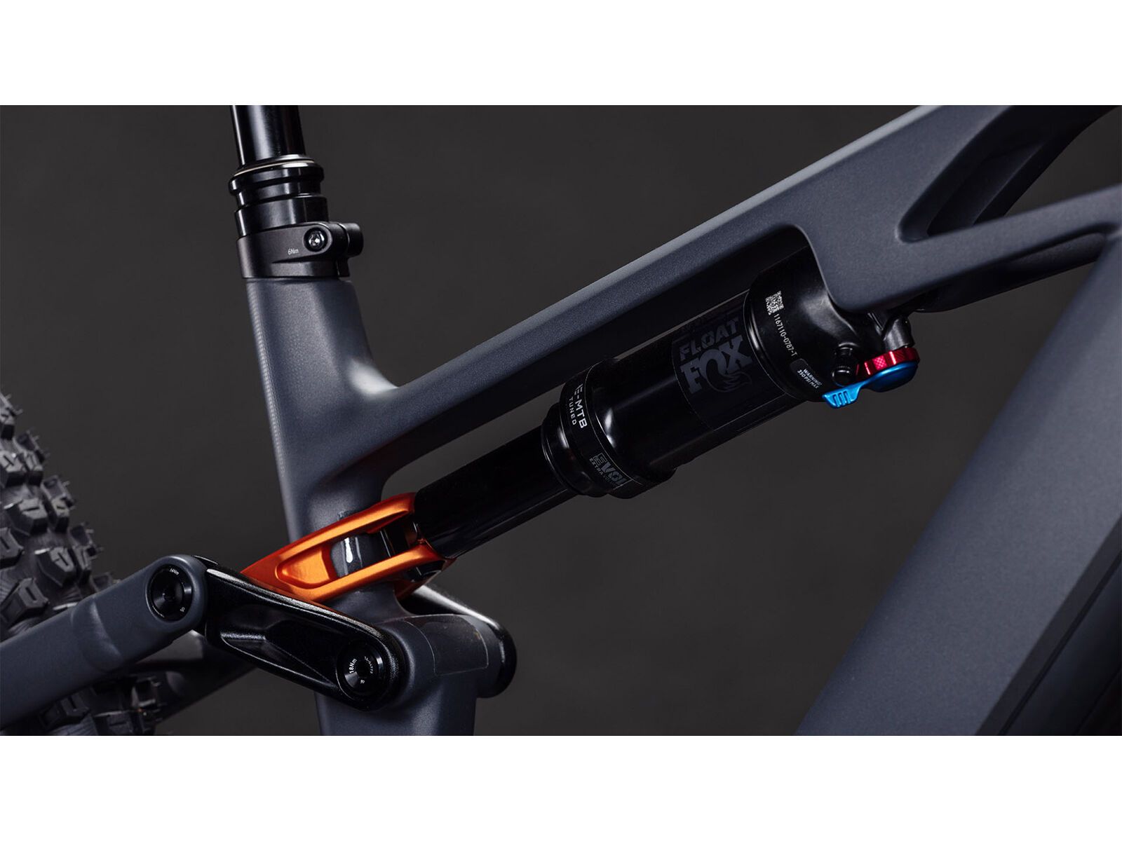 Cube Stereo Hybrid One44 HPC SLX 800 27.5, slabgrey´n´orange - Bild 6