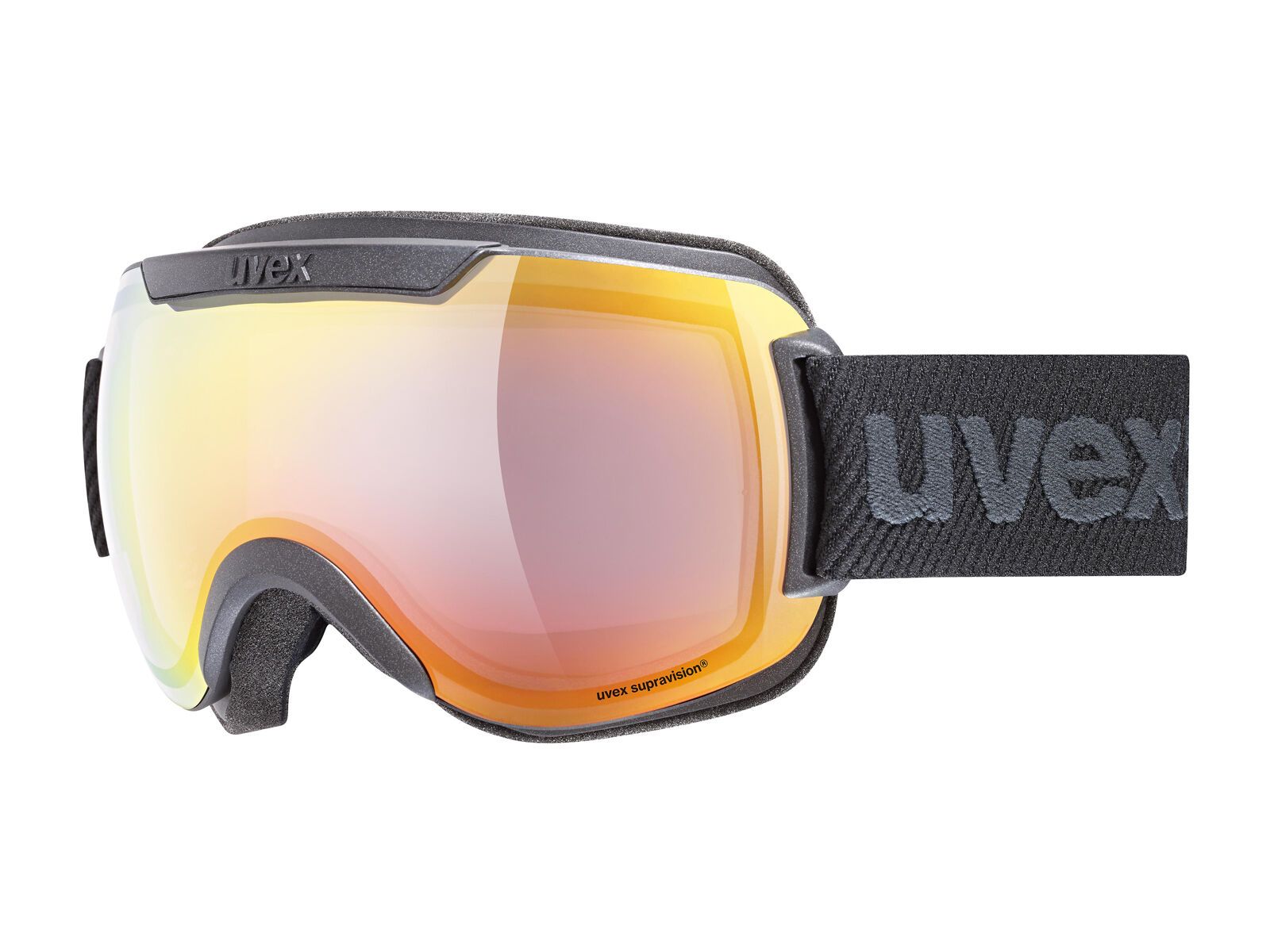 uvex downhill 2000 FM, black mat/Lens: mirror rainbow - Bild 1