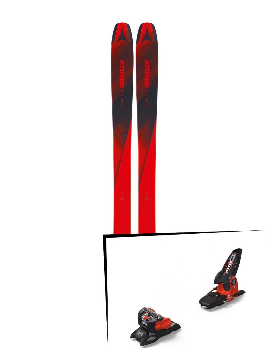 Set: Atomic Backland 107 2019 + Marker Jester 18 Pro ID black/flo-red - Bild 1