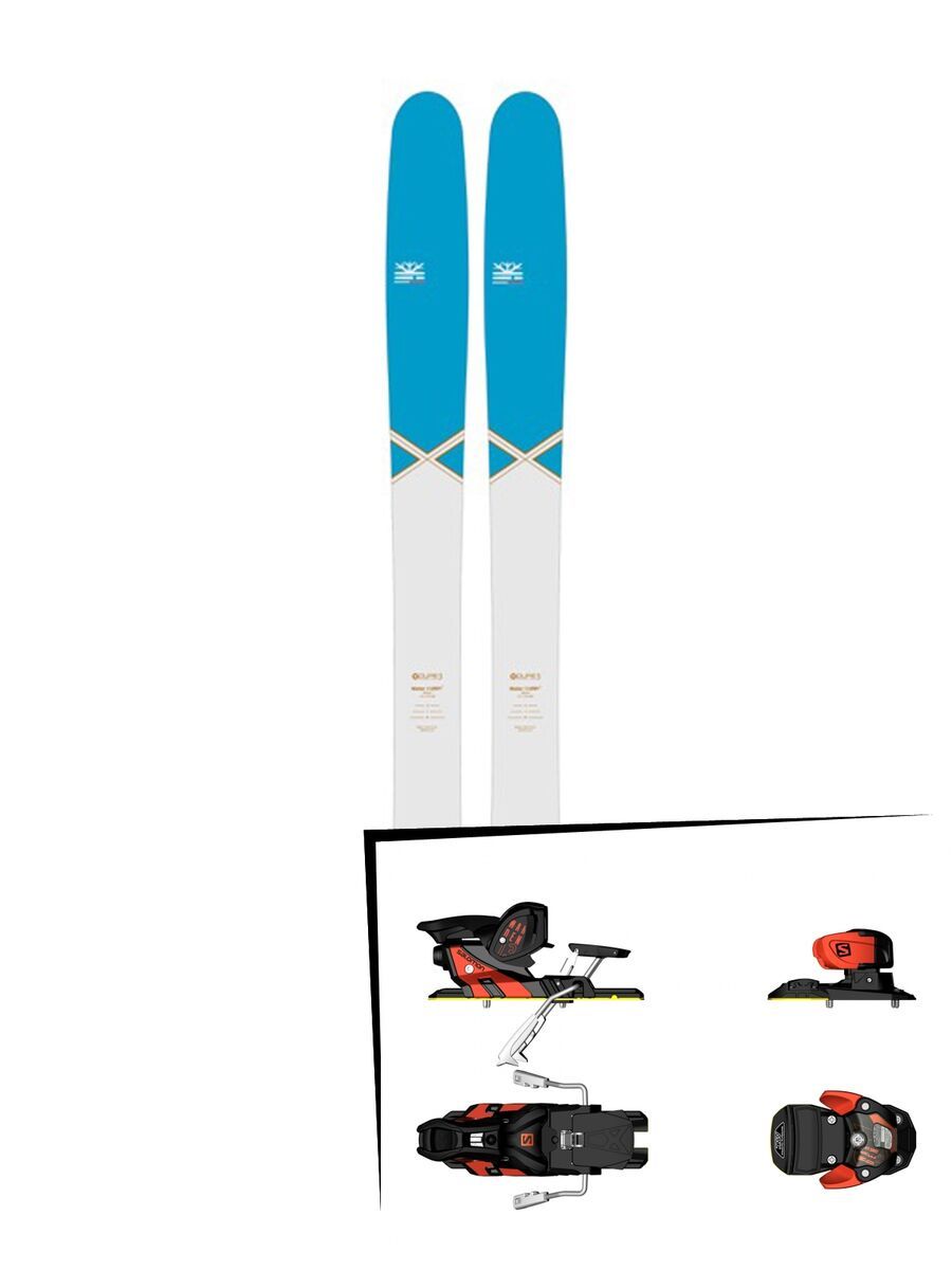 DPS Skis Set: Wailer 112 RP2 Pure3 Special Edition 2016 + Salomon Warden MNC 13 - Bild 1