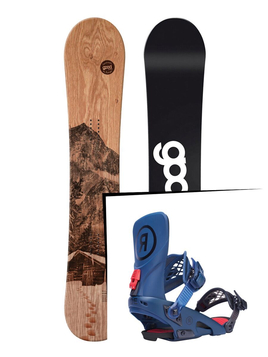 Set: goodboards Wooden 2017 + Ride LTD (1770153S) - Bild 1