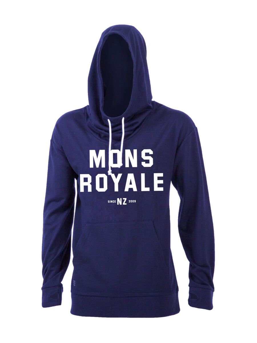 Mons Royale Pullover Hoody, navy - Bild 1