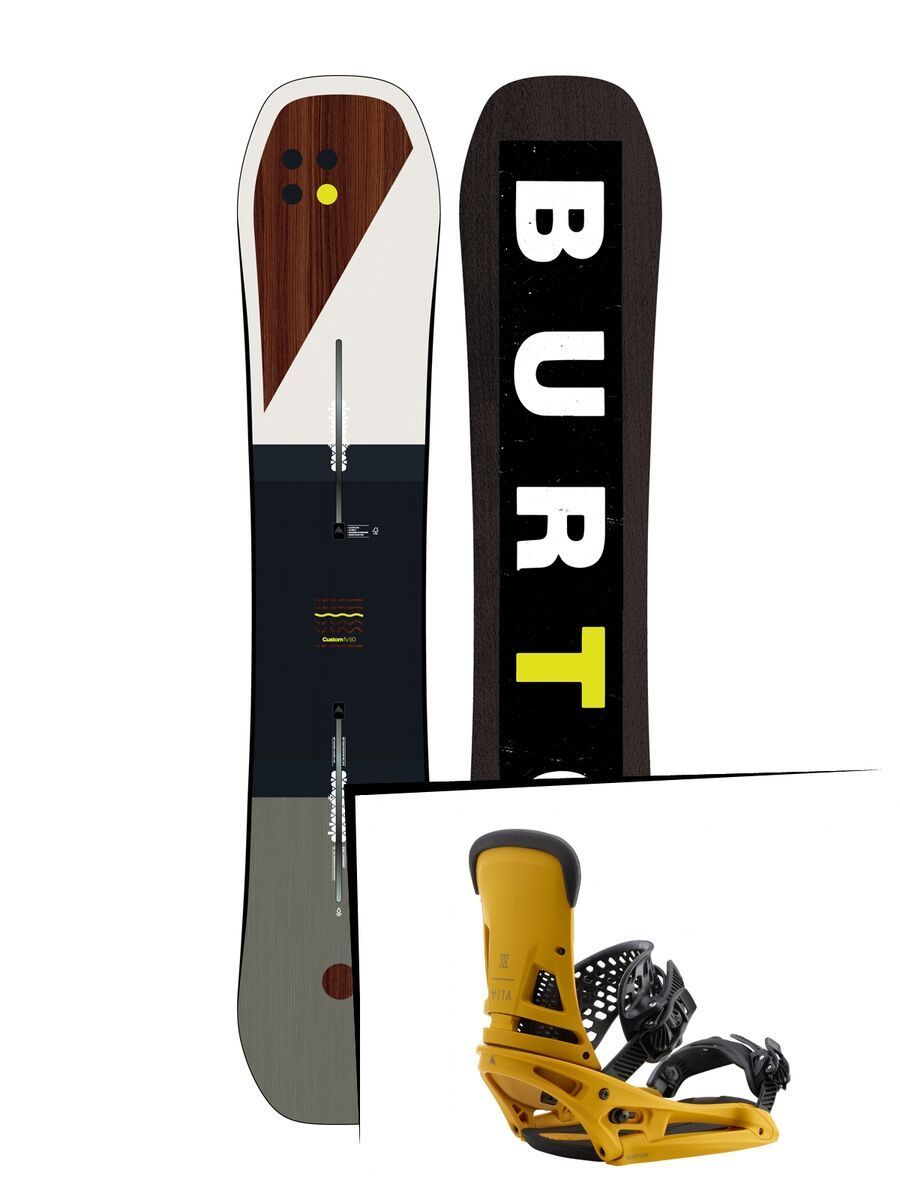 Set: Burton Custom Flying V 2019 +  Malavita EST (2218375S) - Bild 1