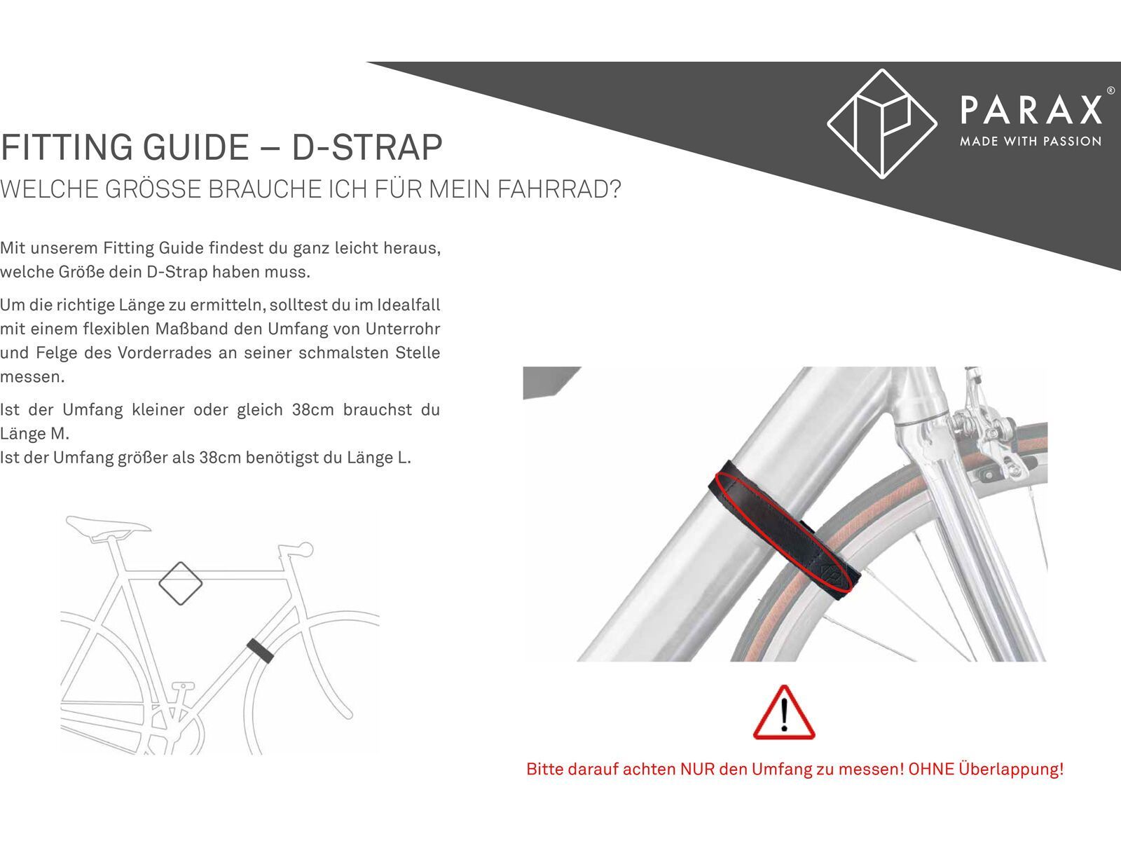 PARAX D-Strap M, schwarz - Bild 3
