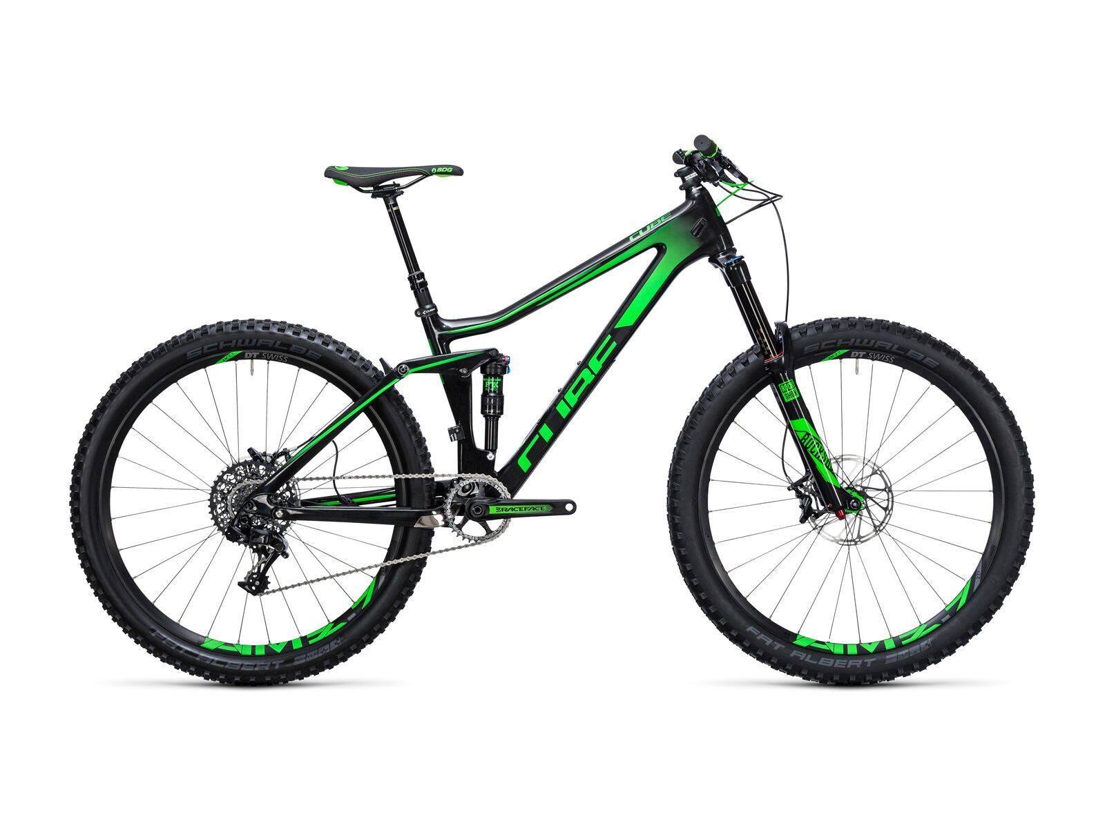 Cube Stereo 140 C:62 SL 27.5, carbon´n´green - Bild 1