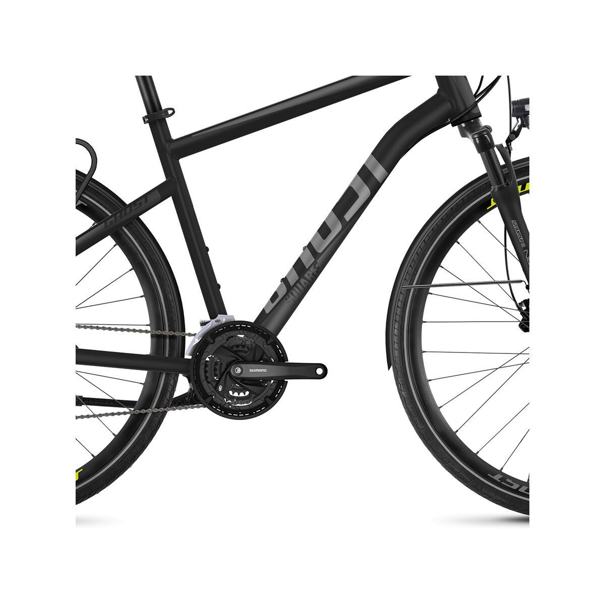 Ghost Square Trekking 4.8 AL, night black/titanium gray/lime green - Bild 3