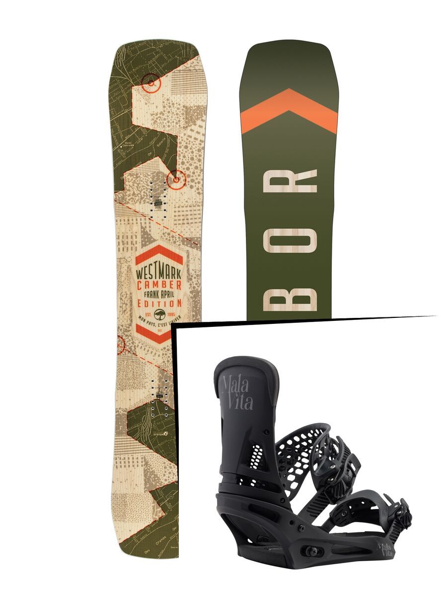 Set: Arbor Westmark Camber 2017 + Burton Malavita (1712843S) - Bild 1