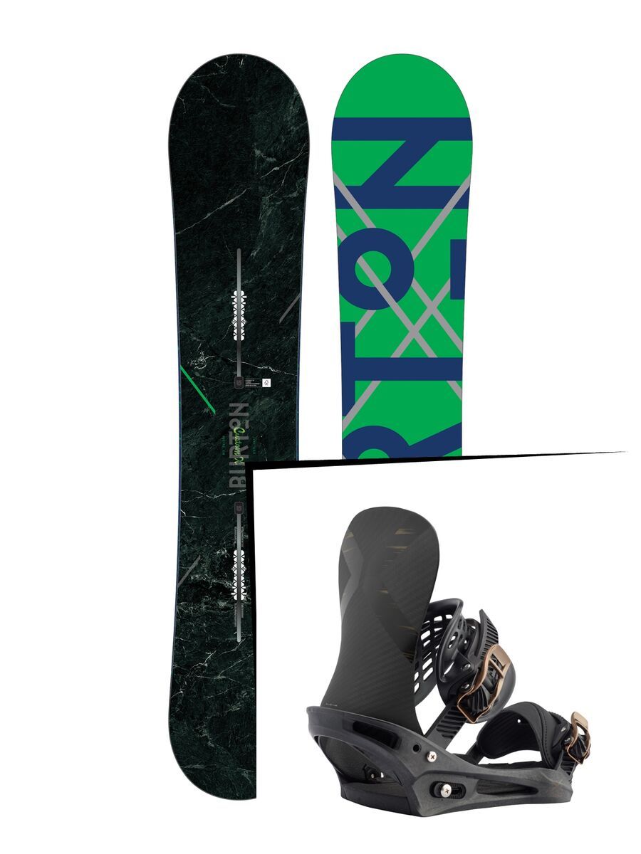 Set: Burton Custom X 2017 +  X-Base (1712954S) - Bild 1