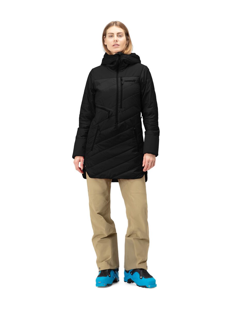 Norrona lofoten Primaloft80 Anorak W's, caviar black | BIKER