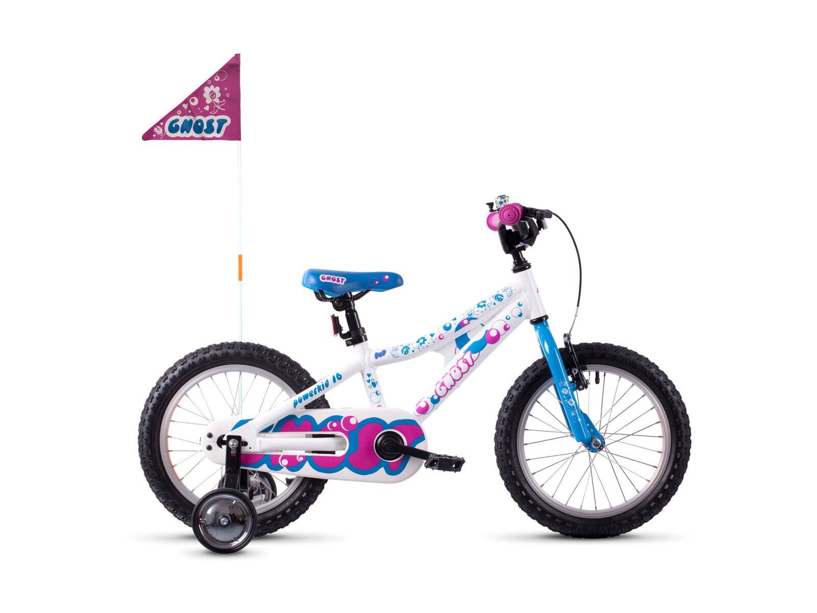 Ghost Powerkid 16 AL, star white/riot blue/dark fuchsia pink - Bild 2
