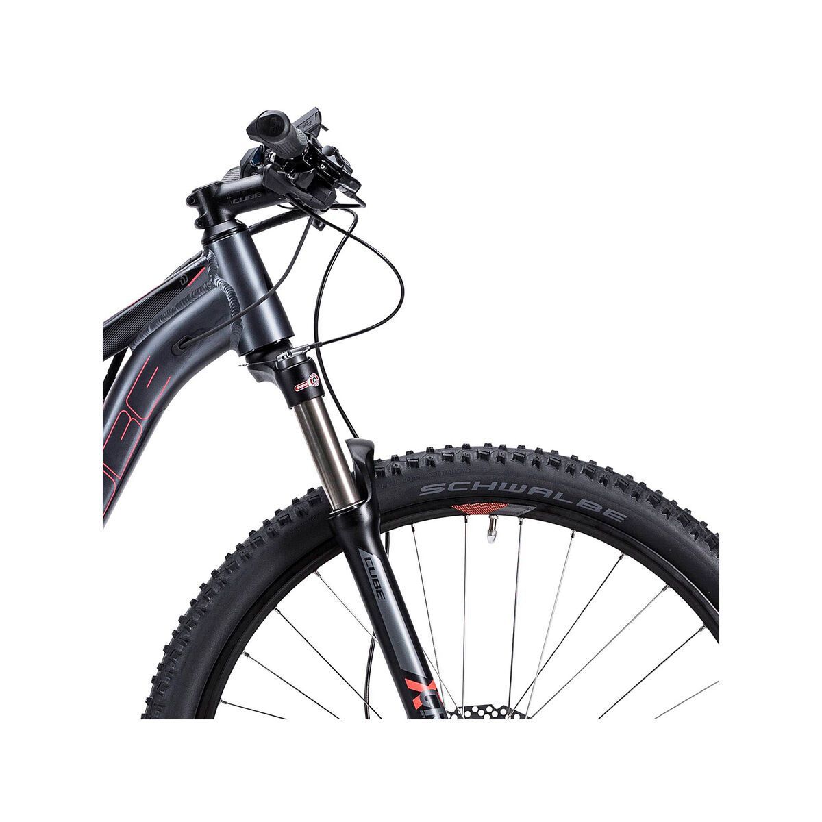 Cube Access WLS Hybrid Pro 27.5, anthrazit/coral - Bild 5