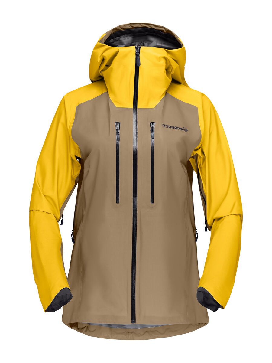 Norrona lyngen Gore-Tex Jacket W's, lemon chrome/elmwood - Bild 1