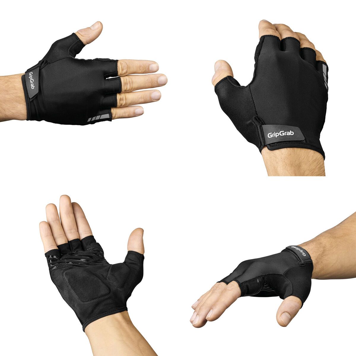 GripGrab RIDE Padded Short Finger Summer Gloves, black - Bild 6