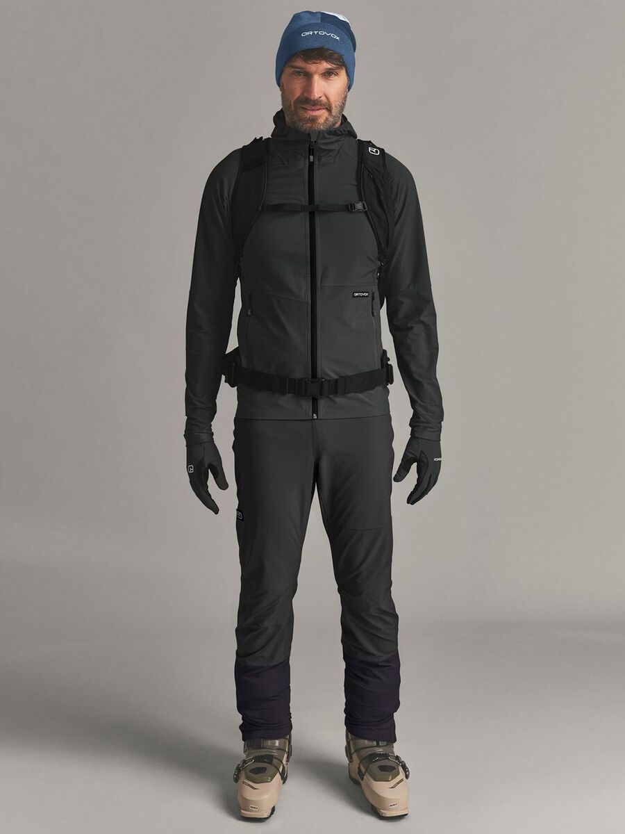Ortovox Venet Softshell Hooded Jacket M, black raven - Bild 8