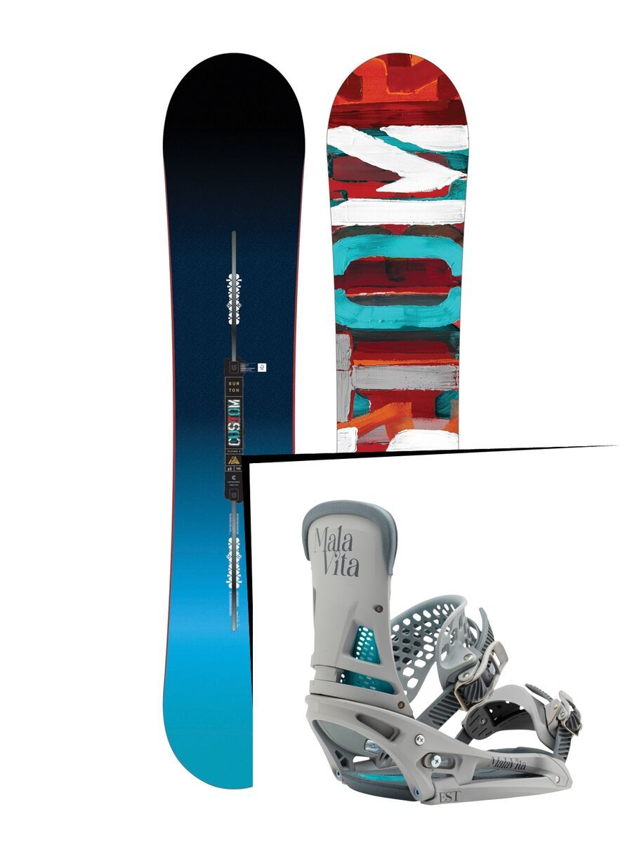 Set: Burton Custom Flying V 2017 +  Malavita EST (1712864S) - Bild 1