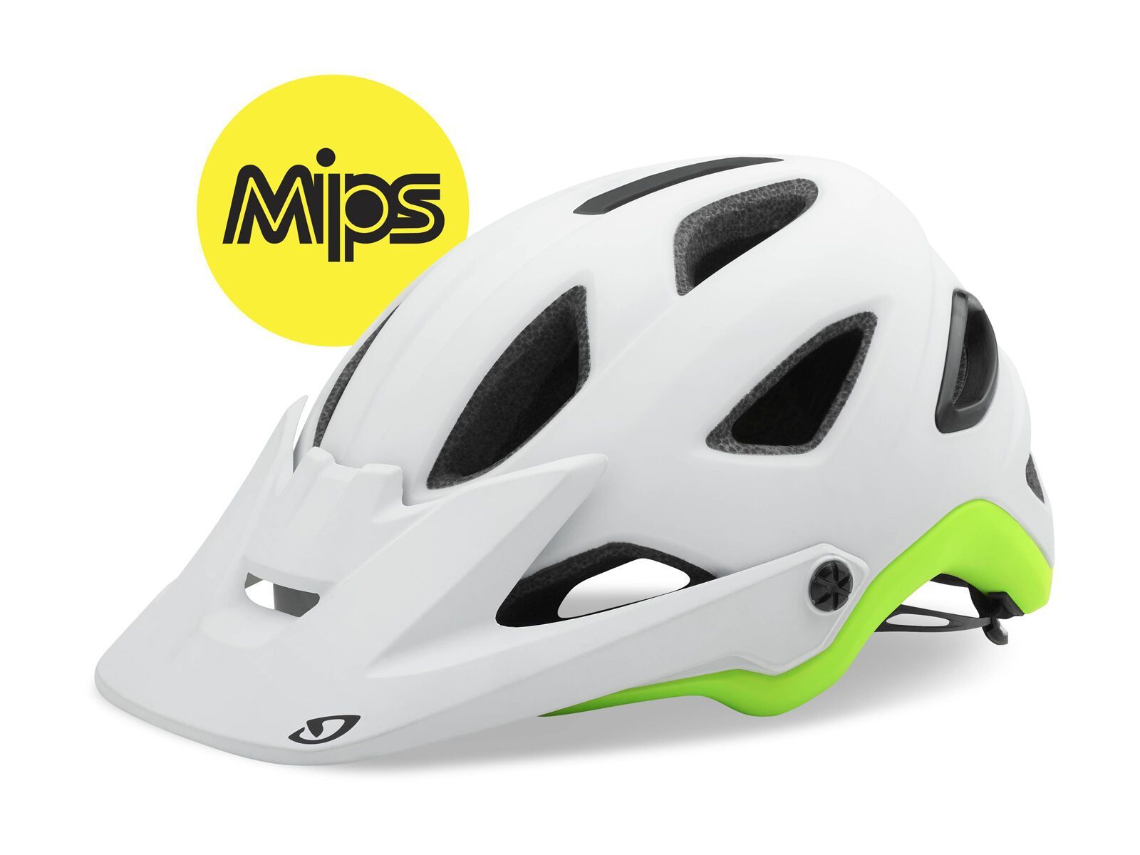 Giro Montaro MIPS, matte white/lime - Bild 1