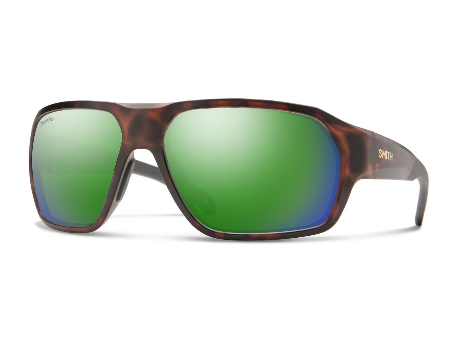 Smith Deckboss - ChromaPop Polarized Green Mirror, matte havana - Bild 1