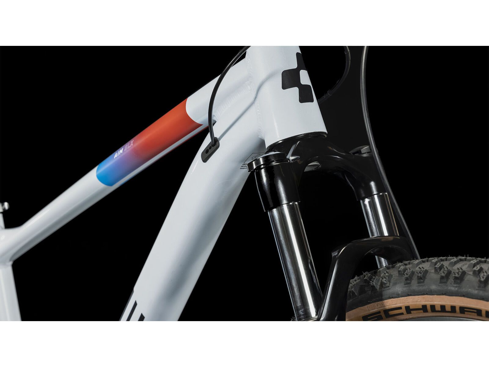 Cube Aim SLX 29, white´n´blue´n´red | BIKER-BOARDER.DE