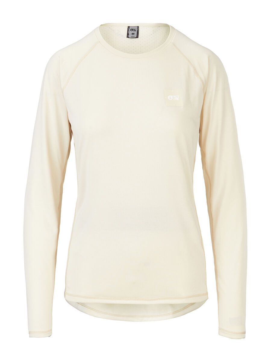 Picture Kiersi LS Tech Tee, smokwhite - Bild 1