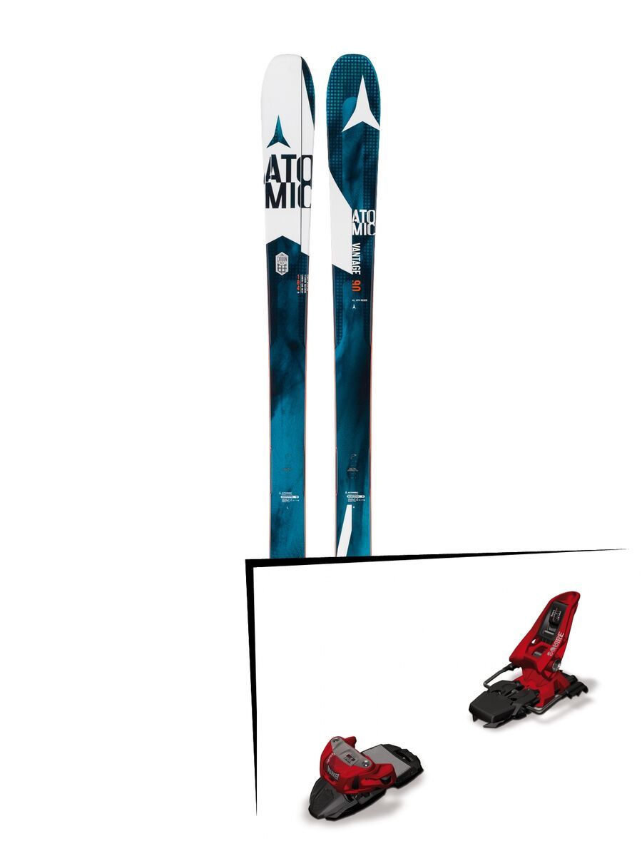 Set: Atomic Vantage 90 CTI 2017 + Marker Squire 11 110 mm, red - Skiset - Bild 1