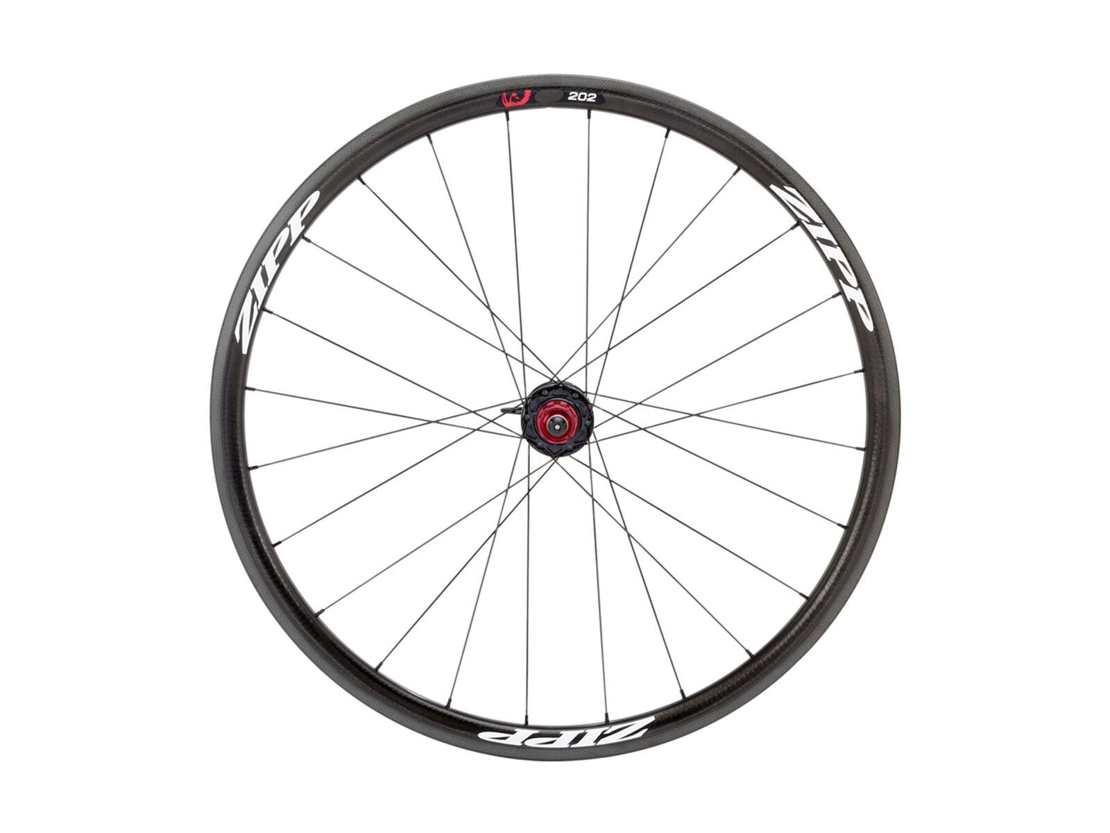 Zipp 202 Firecrest Carbon Clincher Disc Brake, schwarz / weisse Aufkleber - Bild 1
