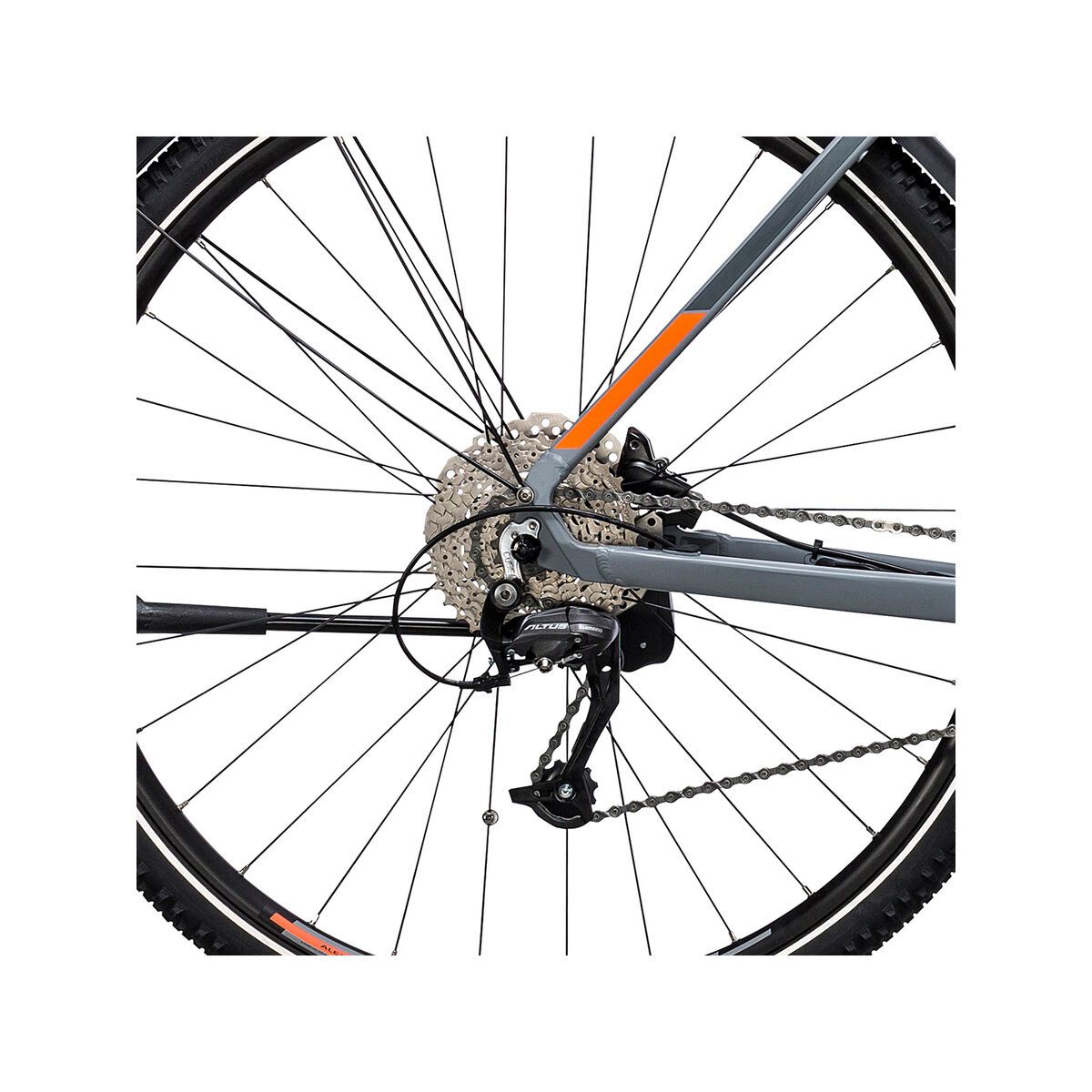 Cube Cross Hybrid ONE Allroad 500, grey´n´orange - Bild 4