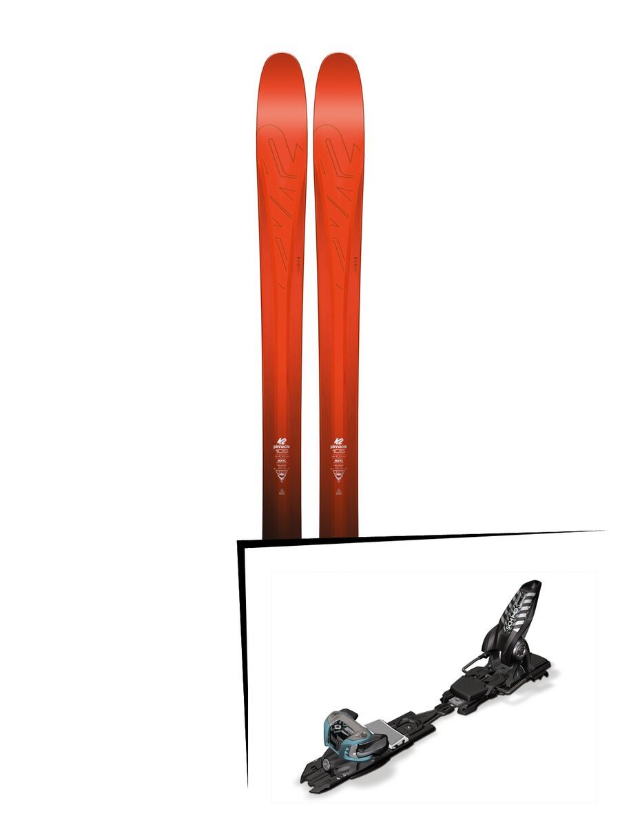 K2 SKI Set: Pinnacle 105 2016 + Marker Schizo 14 - Bild 1