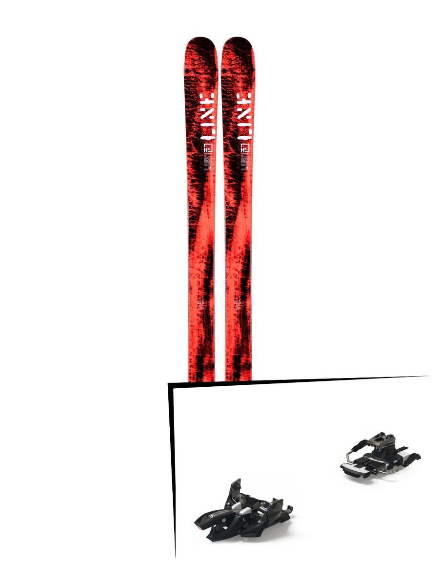 Set: Line Honey Badger 2019 + Marker Alpinist 12 Long Travel black/titanium - Bild 1