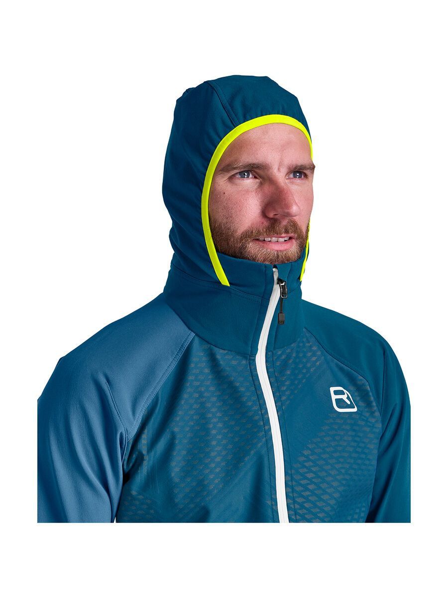 Ortovox Merino Naturtec Light Col Becchei Jacket M, mountain blue - Bild 4