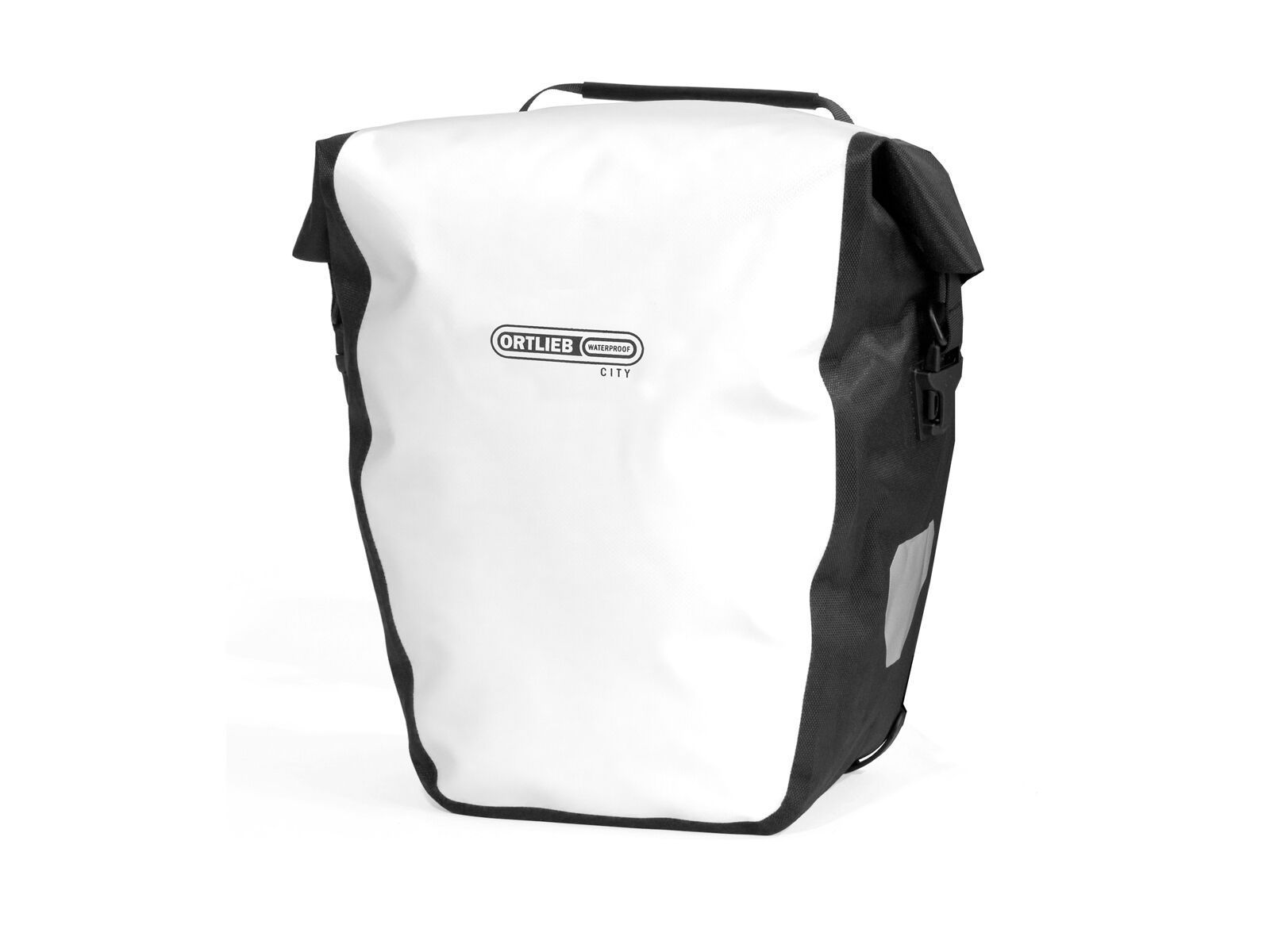 *** 2. Wahl *** ORTLIEB Back-Roller City, weiß-schwarz - Fahrradtasche | - Bild 1