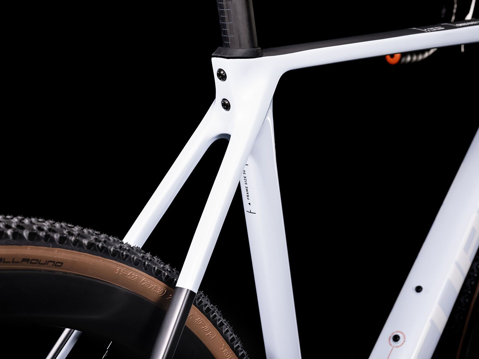 Cube Cross Race C:68X SLT, frostwhite´n´orange - Bild 3