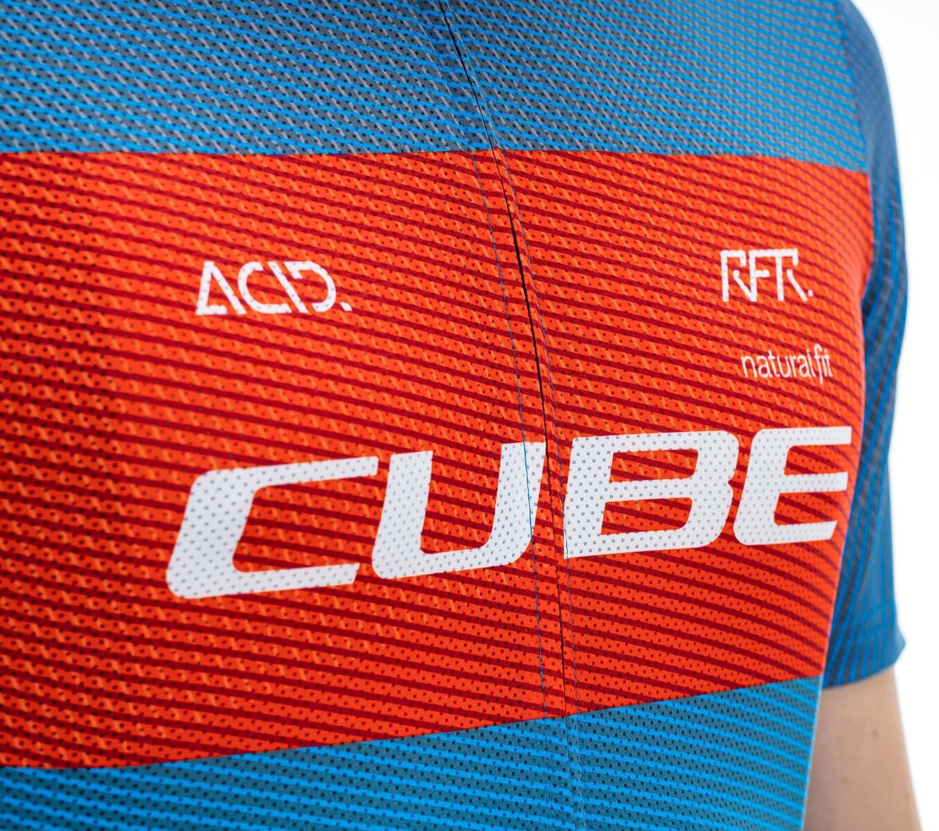 Cube Teamline Trikot CMPT kurzarm, blue´n´red´n´grey - Bild 5
