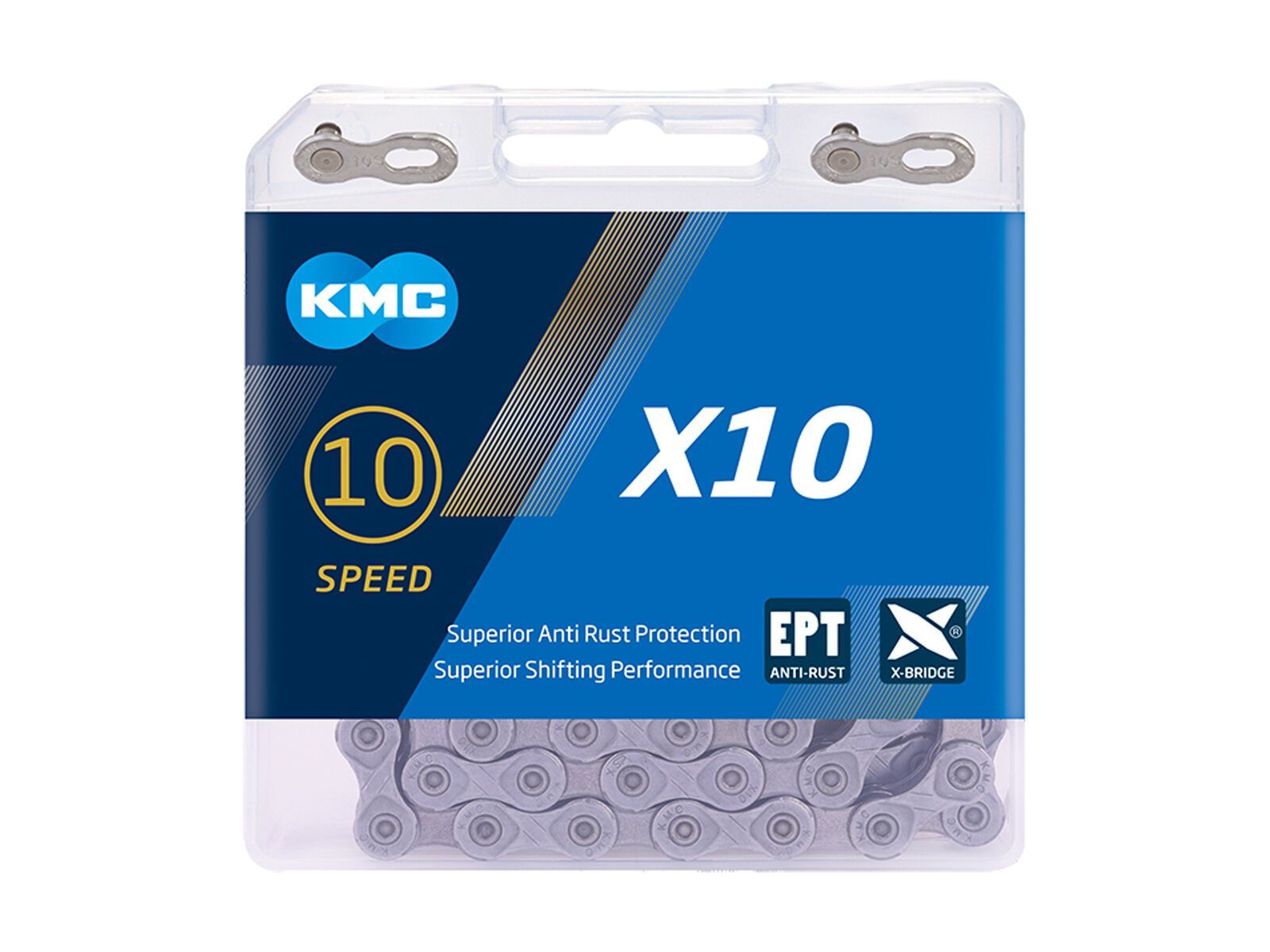 KMC X10 EPT - 10-fach, 114 Glieder, silver - Bild 2