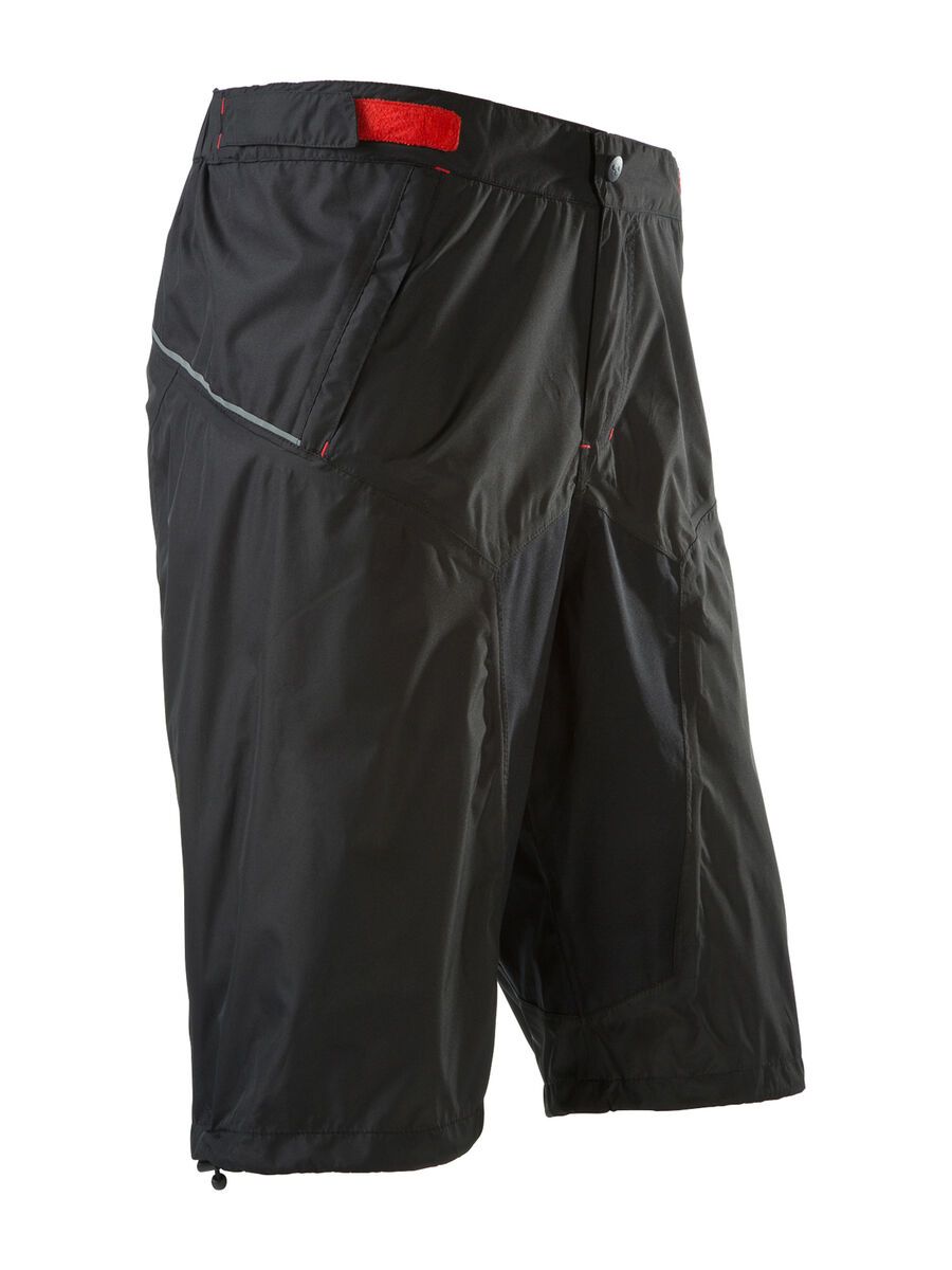 Cube Blackline Regenhose kurz, black´n´grey´n´red - Bild 1
