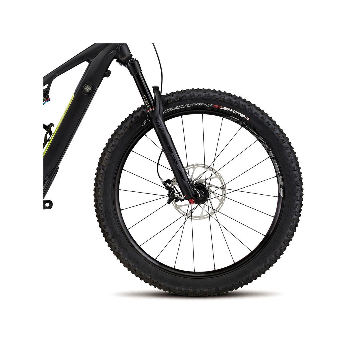 Specialized Woman's Turbo Levo FSR Comp 6Fattie, satin/gloss tarmac black/hyper green - Bild 2