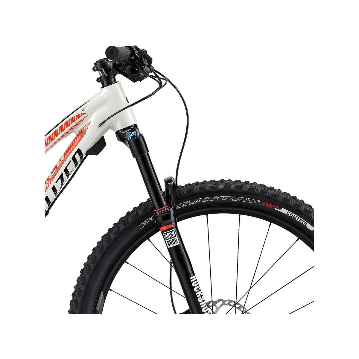 Specialized Rumor Comp 650b, gloss dirty white/black/coral - Bild 5