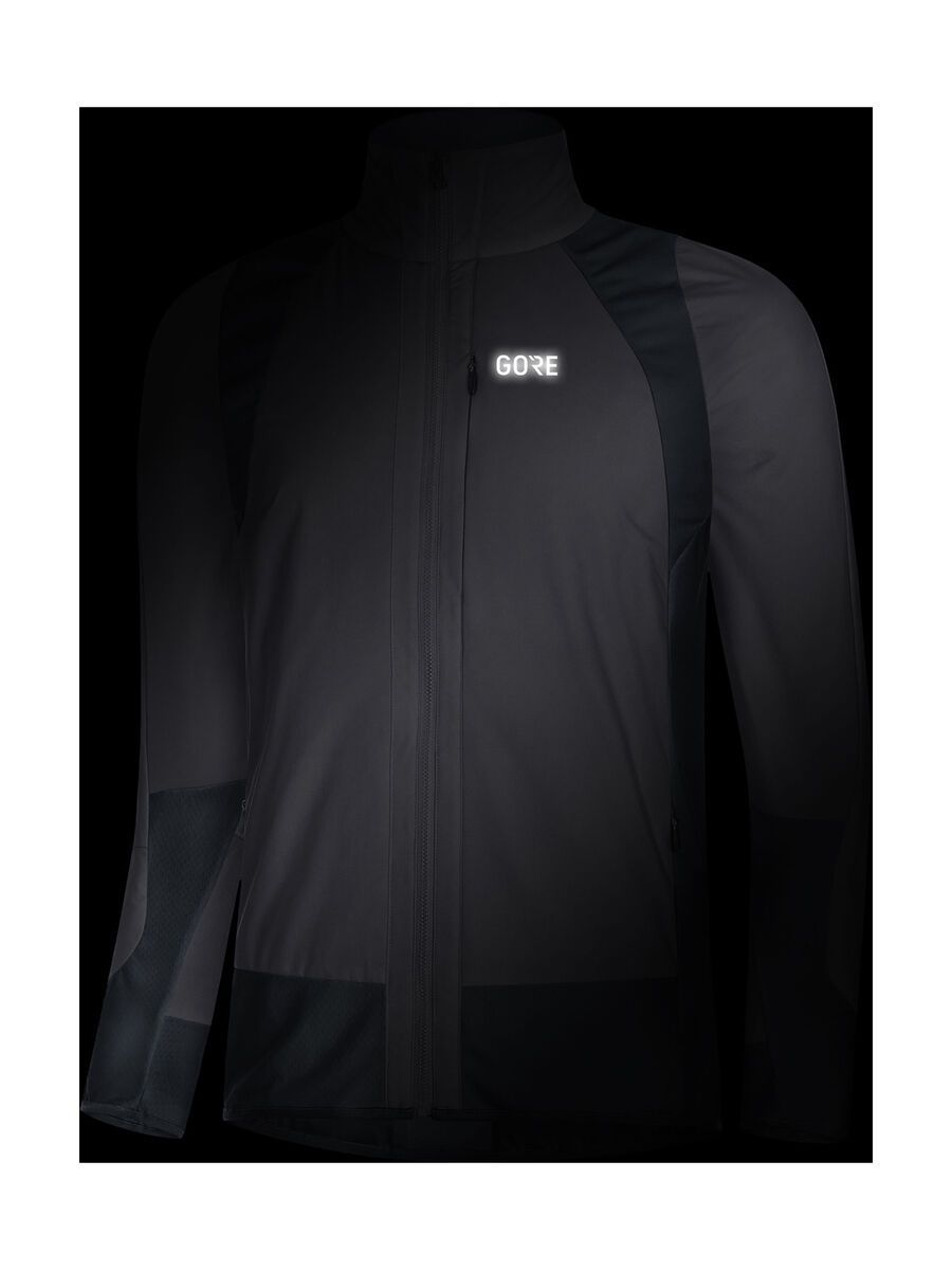 GOREWEAR C5 Partial Gore Windstopper Isolierte Jacke, terra grey/black - Bild 4
