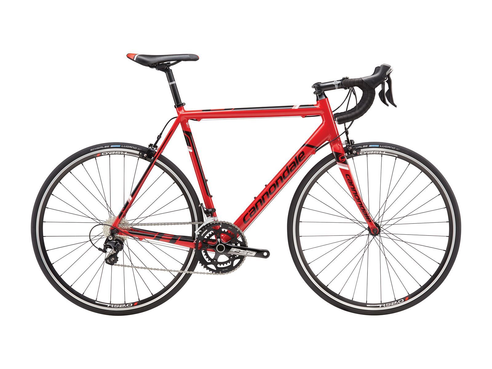 Cannondale CAAD8 105 5, race red w/ jet black and magnesium white, gloss - Bild 1
