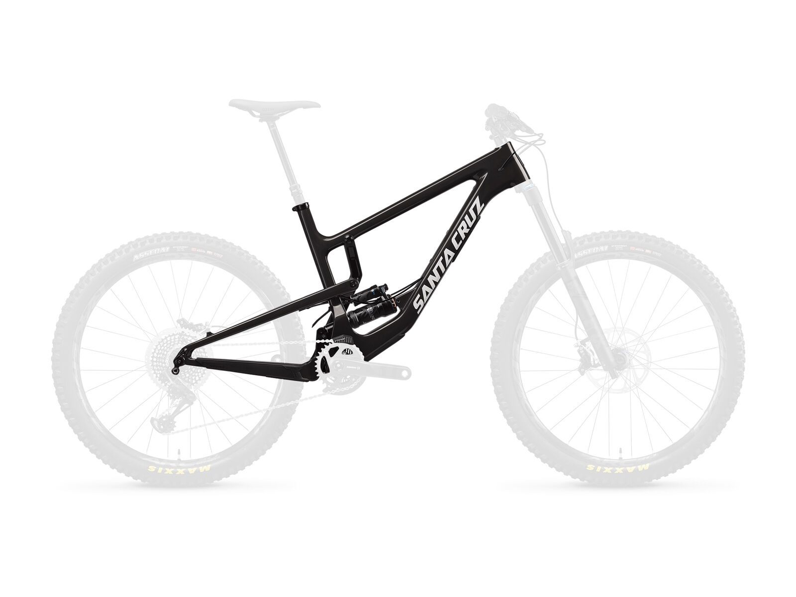 Santa Cruz Nomad CC Frameset Air, gloss carbon and white - Bild 1