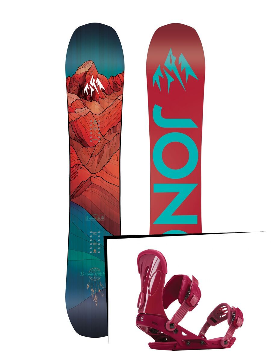 Set: Jones Dream Catcher 2019 + Ride VXN maroon - Bild 1