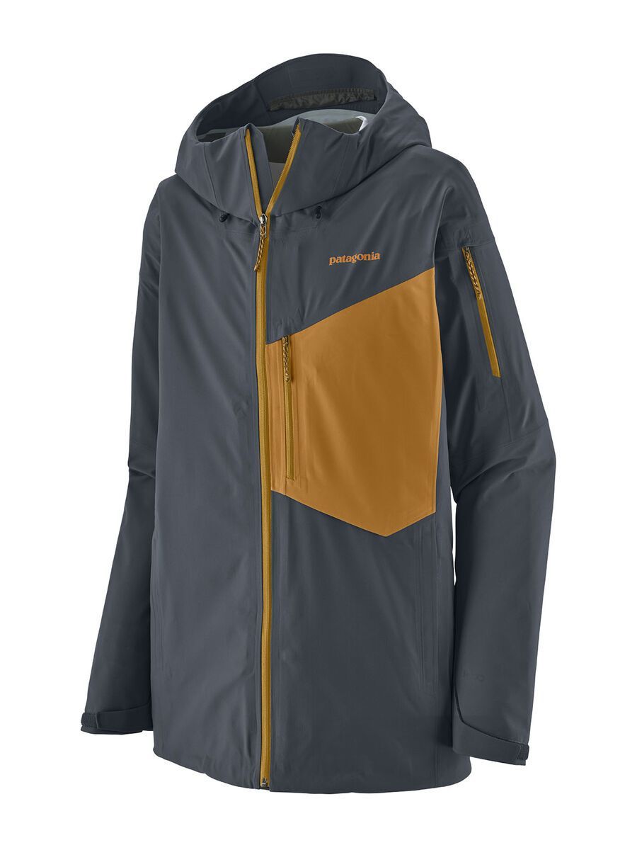 Patagonia Men's SnowDrifter Jacket, smolder blue w/raptor brown - Bild 1