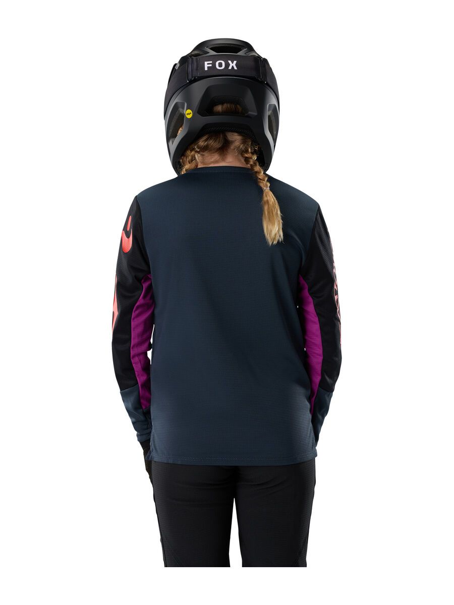 Fox Youth Defend LS Jersey Creation, galaxy blue - Bild 4